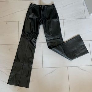 ♡ DANIER Genuine Leather Bootcut Pants